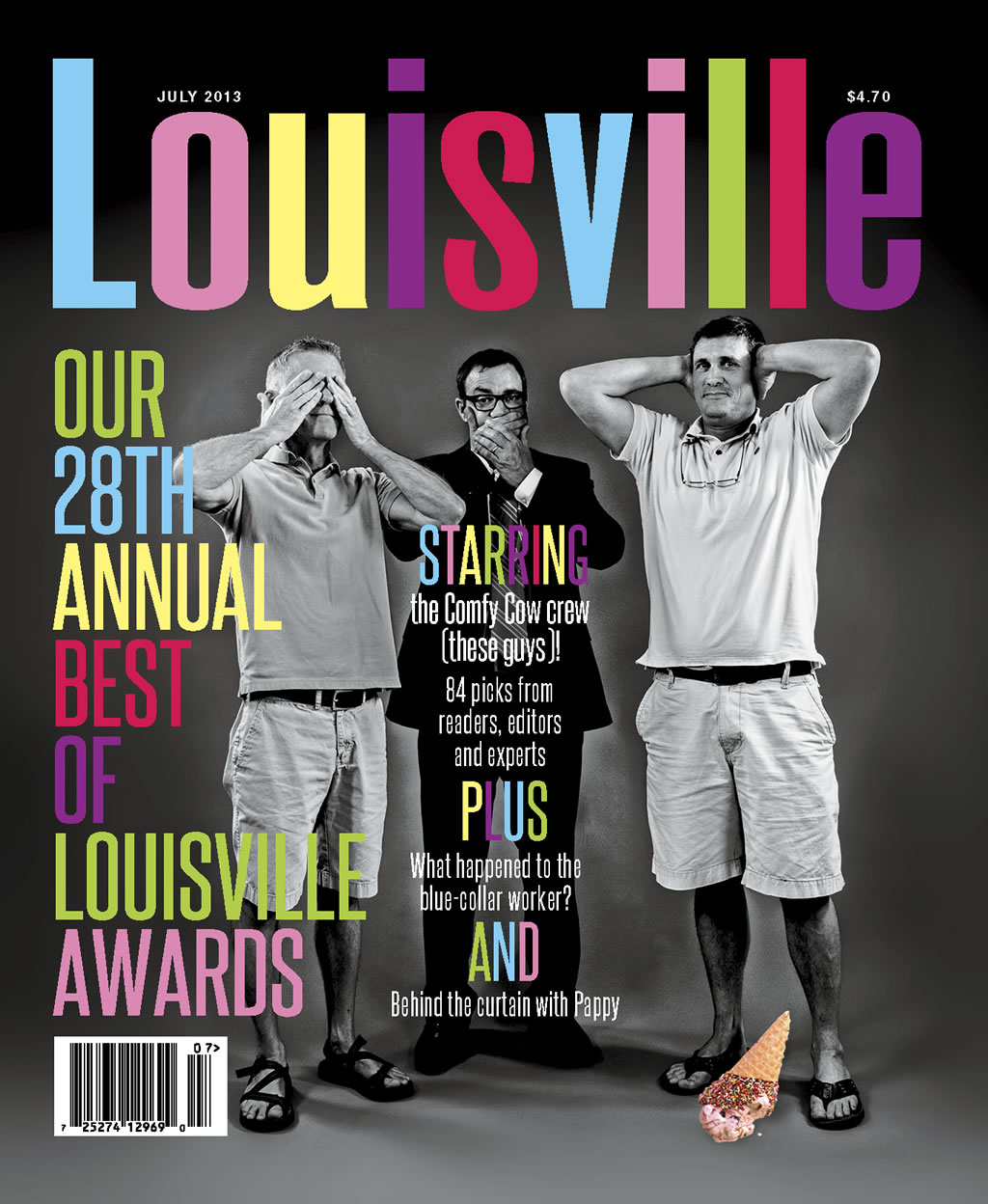 The Comfy Cow Featured on Cover of Louisville Magazine